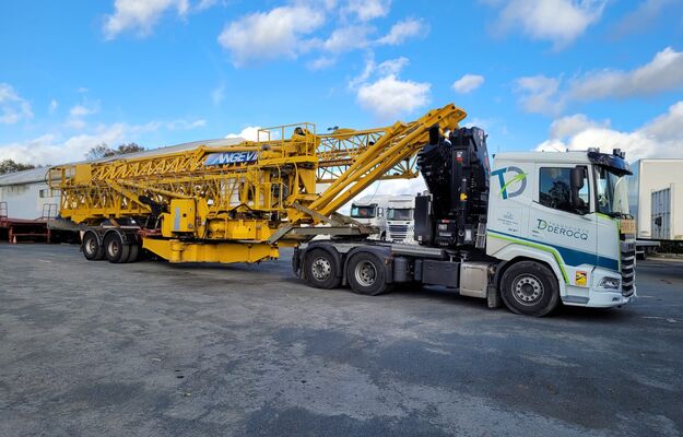 Transport grue en Vendée